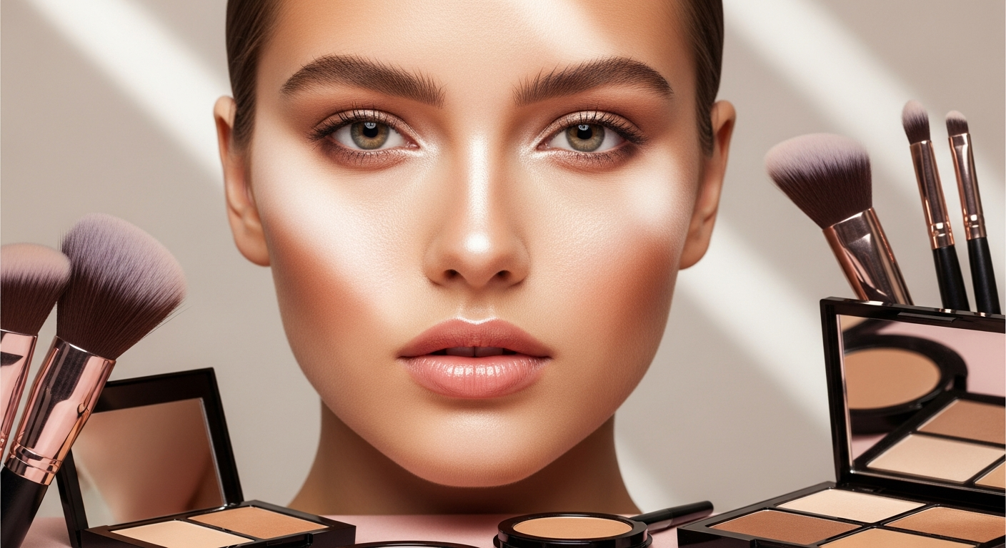 Le Jeu d'Ombres et Lumières : Maîtrisez le Contouring et le Strobing pour un Visage Sculpté et Lumineux