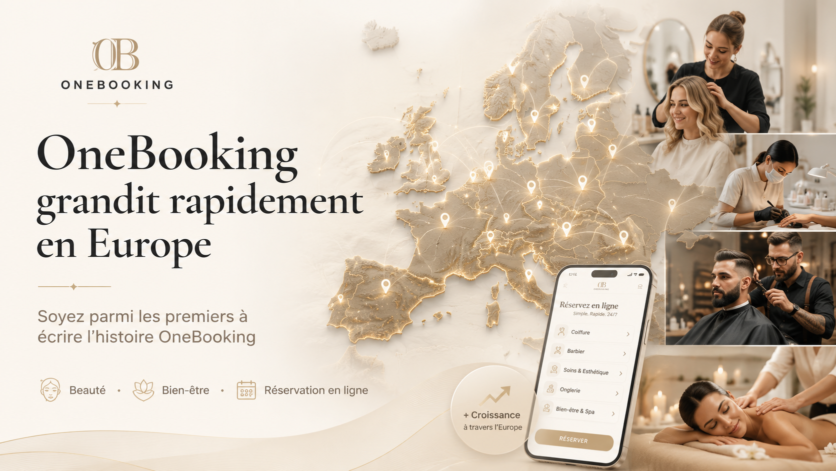 OneBooking grandit rapidement en Europe : rejoignez l’histoire dès aujourd’hui