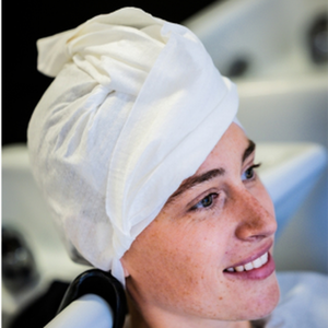 Serviettes Coiffure EXCELLENCE Compostables & Jetables blanches 40*80 - 100% Absorbantes – Gaufrées - Colis de 8 sachets de 30