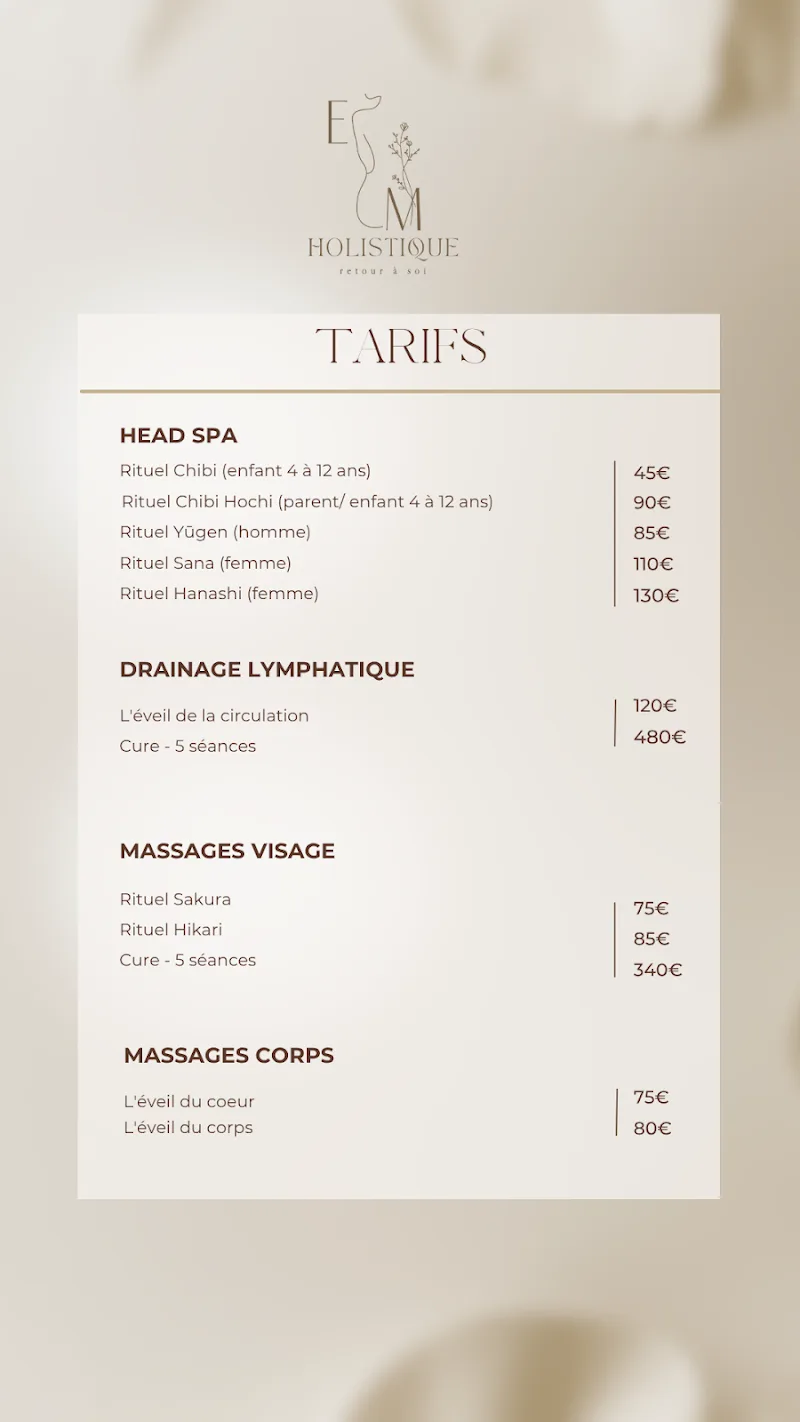 EM Holistique - Massage Dijon - OneBooking
