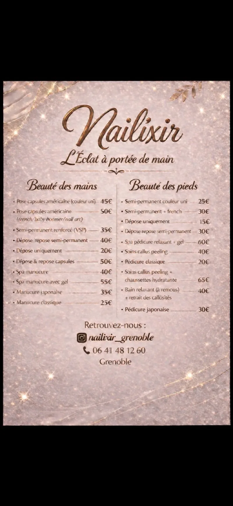 Nail'ixir Grenoble - Onglerie Grenoble - OneBooking
