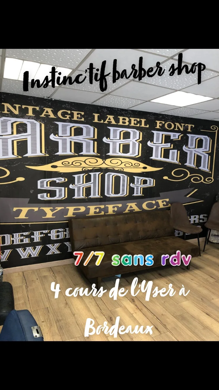 Barber Shop coiffeur Homme INSTINCT’TIF - Barbier Bordeaux - OneBooking