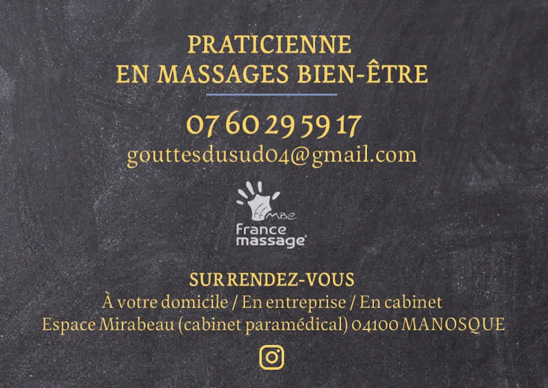 Gouttes du Sud - Massage Manosque - OneBooking