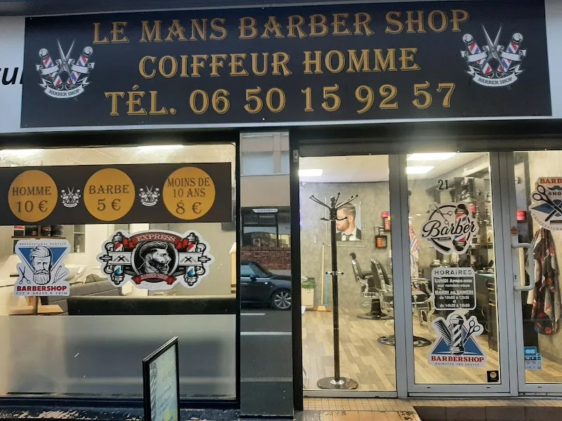 LE MANS BARBER SHOP SANS RENDEZ-VOUS - Coiffure Le Mans - OneBooking