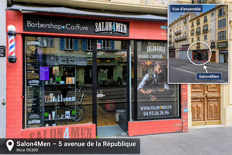 SALON4MEN - Coiffure Nice - OneBooking