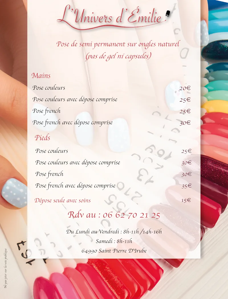 L'Univers d'Emilie - Onglerie Bayonne - OneBooking